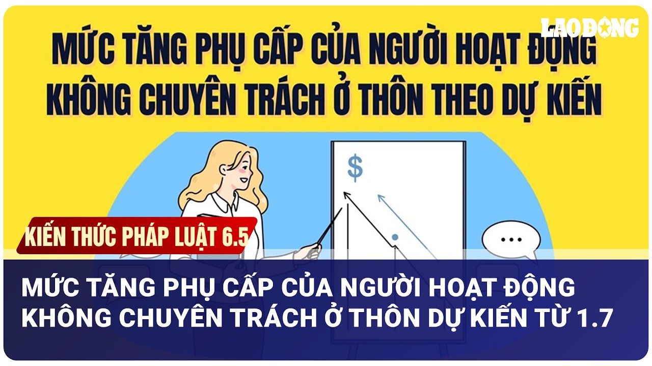 Mức tăng phụ cấp của người hoạt động không chuyên trách ở thôn dự kiến từ 1.7