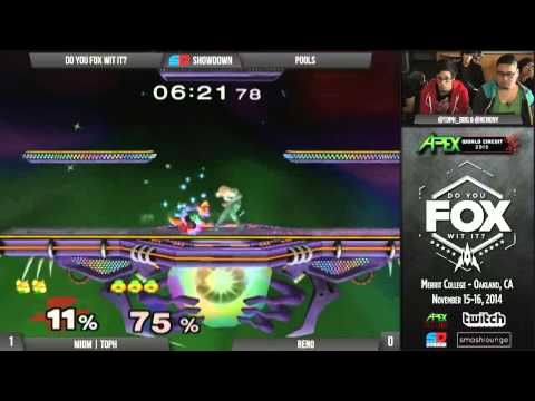 DYFWI Day 1 - Round 1 Pools: MIOM|Toph (Fox) vs Reno (Sheik)