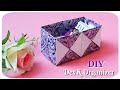 DIY Storage Box At Home How To Make Desk Organizer At Home Creative Ideas