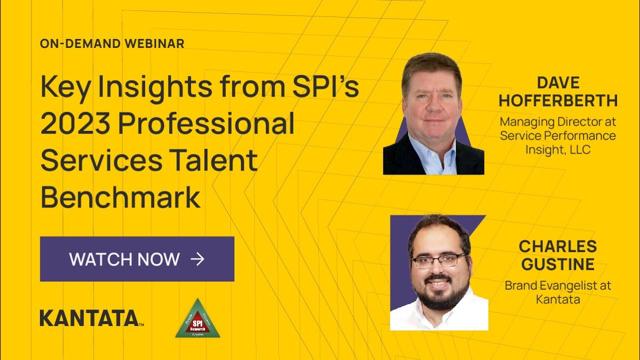 Key Insights from SPI's 2023 Professional Services Talent Benchmark