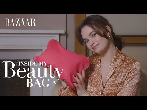 Lily James: Inside my beauty bag | Bazaar UK