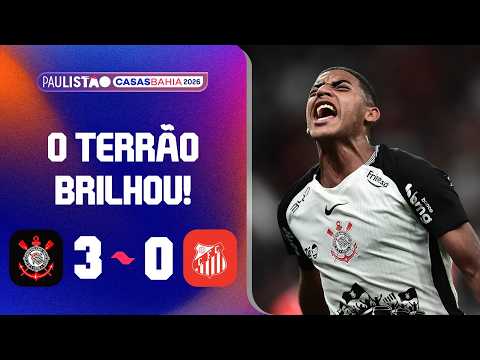 CORINTHIANS 3 X 0 CAPIVARIANO | MELHORES MOMENTOS | 6ª RODADA | PAULISTÃO CASAS BAHIA 2026