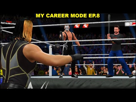WWE 2K16 My CAREER MODE LIVE - Sting Helps ROCKY WWE 2K16 ||