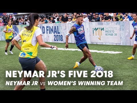 Neymar Jr's Five 2018: Neymar Jr vs Women's Winning Team | Five-A-Side Football Tournament