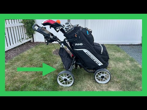 CaddyTek 4-Wheel Push Cart Review – Lightweight, Easy to Use & Compact!