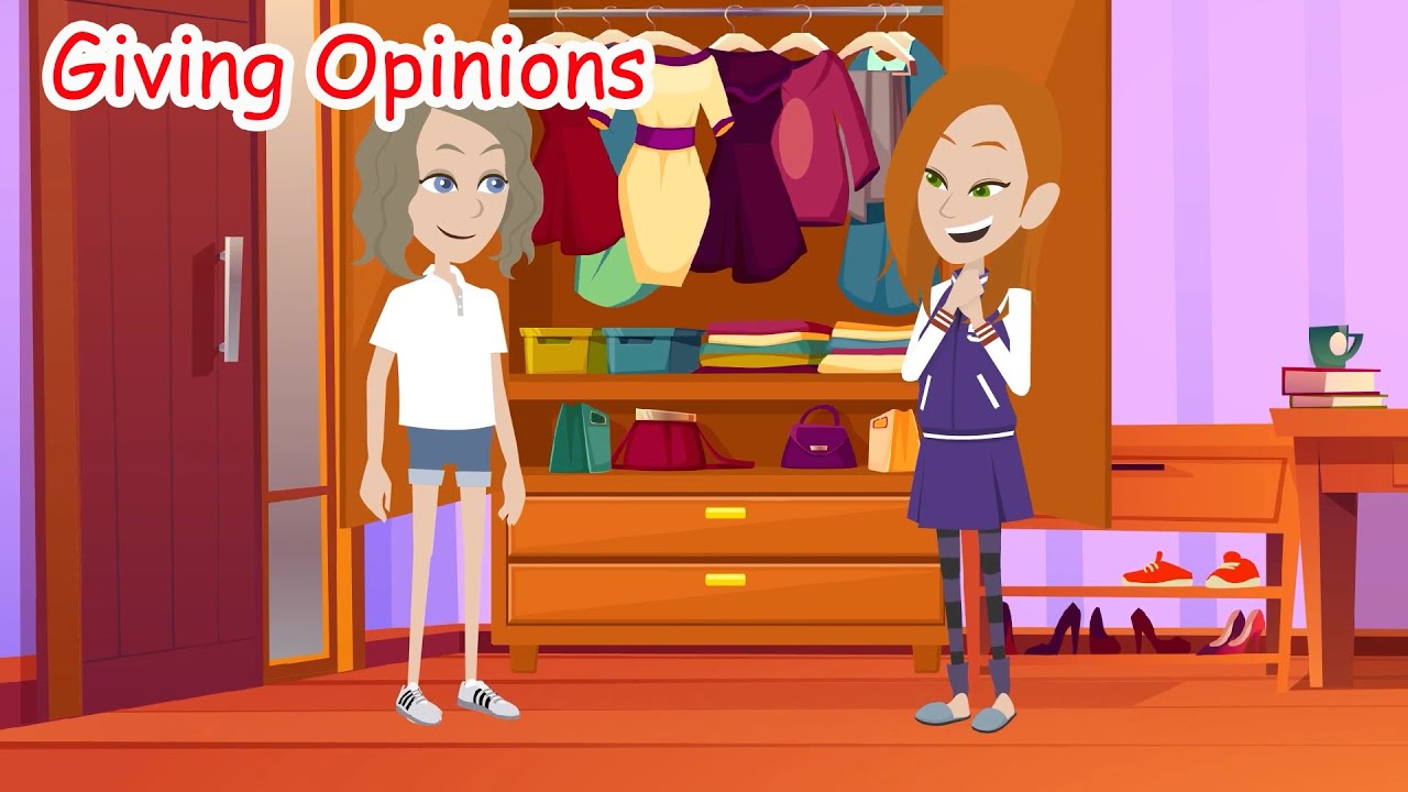 Discuss a topic, How to give your opinion?   English Conversation and Speaking