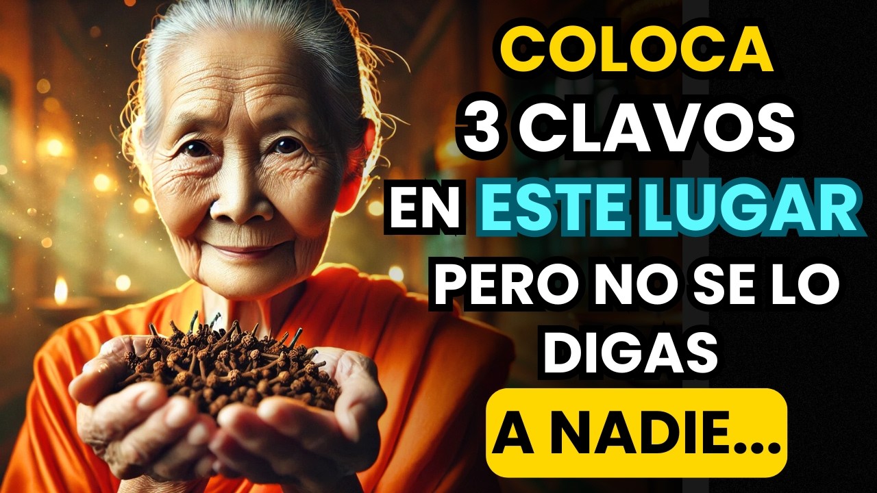 ESCONDE 3 Clavos de Olor en ESTE LUGAR Ahora y Atrae MUCHO Dinero | Ritual Budista de Abundancia