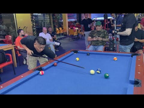 PIPI DE AZUA VS JUAN PABLO POOL EL COMOMBIANO BOLA 10 CARRE.6 2 MILLONES
