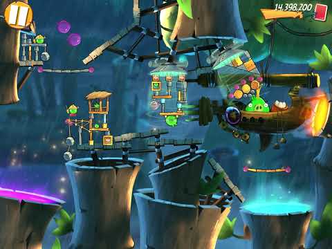 Angry birds 2: boss level 520 (Bamboo Forest/ Gravity Grove)