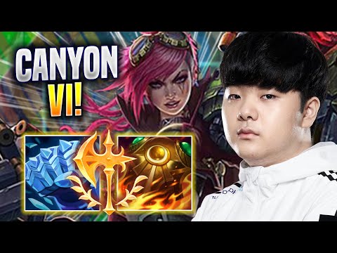 CANYON IS SO GOOD WITH VI! - DK Canyon Plays Vi JUNGLE vs Lee Sin! | Season 2023