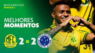 MIRASSOL 2 X 2 CRUZEIRO | MELHORES MOMENTOS | 3ª RODADA BRASILEIRÃO 2026 | sportv