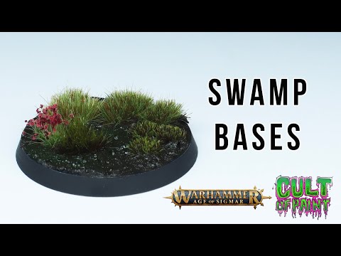 How to Make Super Simple Swamp Bases for Warhammer: Age of Sigmar