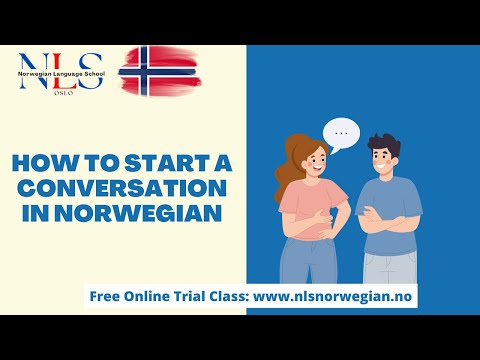 Learn Norwegian | Start a Conversation in Norwegian  | Start en samtale på norsk | Episode 129