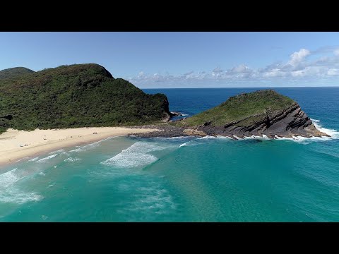 Beach views and drone shots of Cellitos