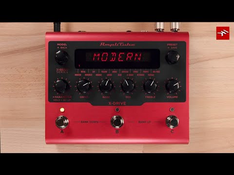 Sound Demos: AmpliTube X-DRIVE distortion pedal - part of the AmpliTube X-GEAR guitar pedals line