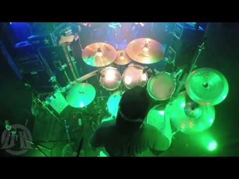 BROKEN HOPE@He Was Raped-live at Poland-Bielsko 2014 (Drum Cam)