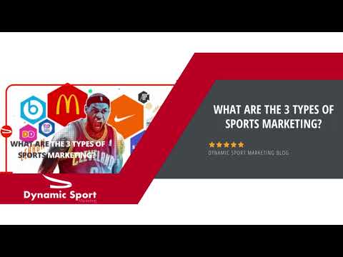 , title : 'What are the 3 types of sports marketing'