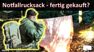 Fluchtrucksack / BOB fertig gekauft - MB-Survival - Notfallrucksack Premium 4K