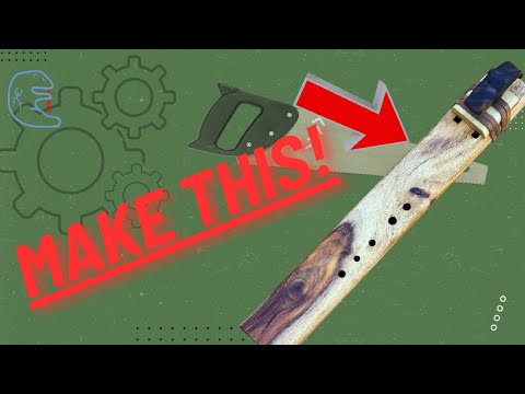 Making a Rosewood Drone Flute With a Dremel