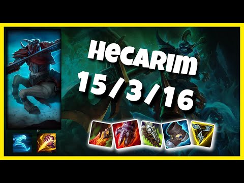 Hecarim 11.2 S11 Jungle Challenger Replay (15/3/16) - KOREAN