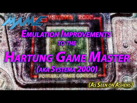 MAME - Emulation Improvements to the Hartung Game Master / Systema 2000 (All Games Shown)