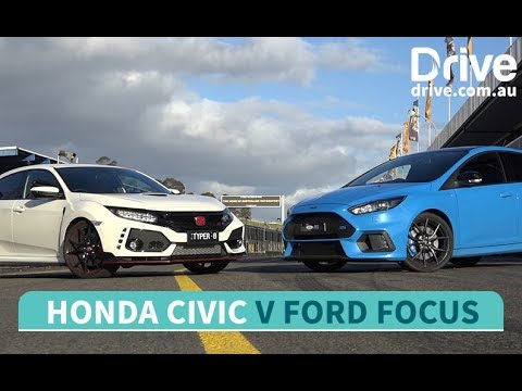 Head to head: Honda Civic Type R vs Ford Focus RS | Drive.com.au