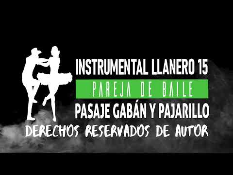 INSTRUMENTAL LLANERO 15 - PAREJA DE BAILE DEL JOROPO PASAJE GABÁN Y PAJARILLO CON ARPA EXCELENTE