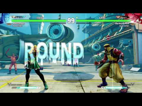 SFV Online MP March 7, 2016 pt4 - Rashid vs. Karin (Lucky!)