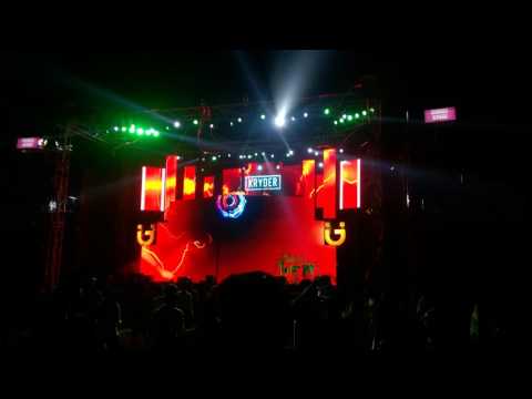 Kryder live (4K) at Sunburn Festival 10 (Pune, India) Day 3 | Part 2 (the drop)