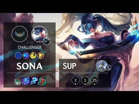 Sona Support vs Galio - EUW Challenger Patch 12.2