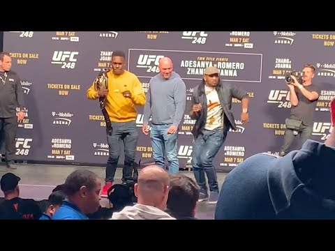 Israel Adesanya And Yoel Romero Dance Off
