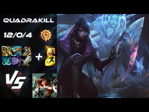 BOTTOM Aphelios vs Miss Fortune [QUADRAKILL] - NA Grandmaster Patch 14.17