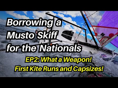 Borrowing a Musto Skiff EP2; Taming this High-Speed Sailing Boat!