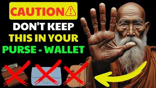 Never put this in your bag; it locks MONEY AND ABUNDANCE | Buddhist Teachings