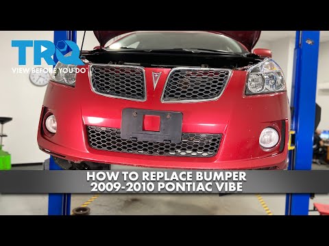 How to Replace Bumper 2009-2010 Pontiac Vibe