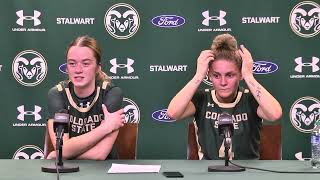 Colorado State Basketball (W): Players Post-Game (Boise State)