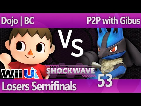 SW 53 Smash 4 - Dojo | BC (Villager) vs P2P with Gibus (Lucario) - Losers Semifinals