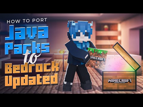 How to port Minecraft Java Texture Packs to Bedrock Edition // Swim Pack Porter