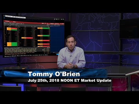 July 25th NOON ET Market Update with Tommy O'Brien on TFNN
