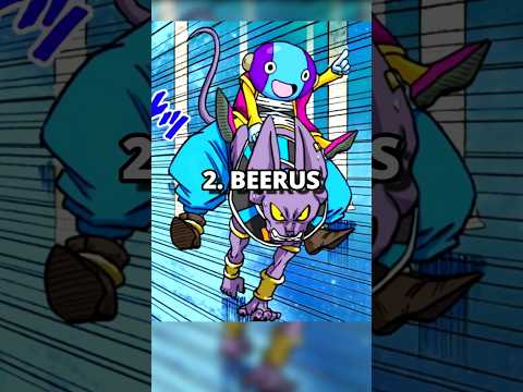 Dbs: Top 5 Strongest Gods of destruction Ranked! #dragonball #goku #dbz