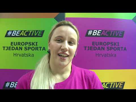 Sandra Paović, ambasadorica Europskog tjedna sporta #BeActive