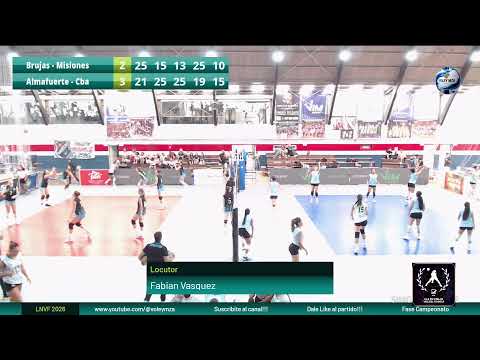 Brujas (Misiones )  VS Almafuerte (Córdoba) - LNVF 2026