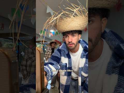 Duvido alguém ser melhor do que eu no efeito da Pescaria Junina do YouTube Shorts!