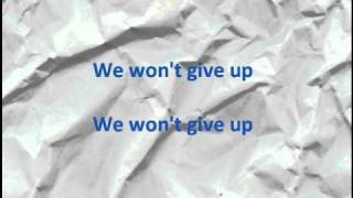 The Afters - We won&#39;t give up (lyrics)