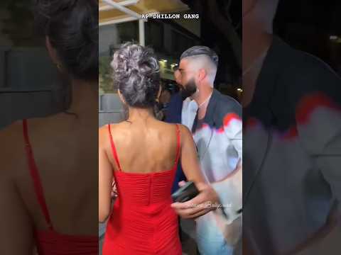 AP DHILLON WITH HIS GF ❤️ BANITA SANDHU ✨ #apdhillon #banitasandhu #apdhillononprime