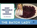 Christmas Red Cabbage - Homemade, Quick,Easy and Freezable!