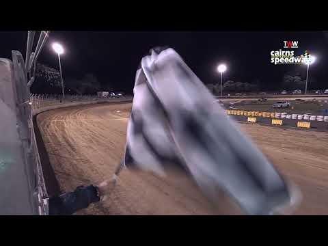 July 23 at TWW Cairns Speedway - Jr Sub Jr dirt karts feature race