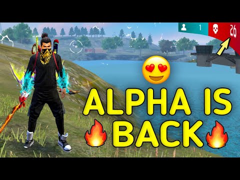 SOLO VS SQUAD || ALPHA IS BACK🔥 !!! INSANE GAMEPLAY IS BACK AGAIN🥵 || 99% HEADSHOT INTEL I5