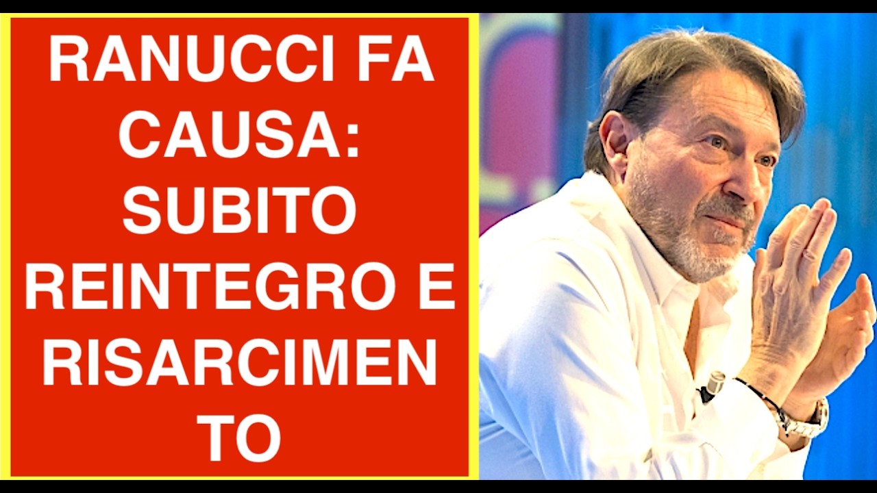 RANUCCI FA CAUSA: SUBITO REINTEGRO E RISARCIMENTO
