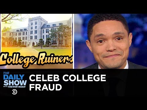 好萊塢明星被查出賄賂大學錄取 - 每日秀節目 (Hollywood Stars Caught Bribing College Admissions | The Daily Show)